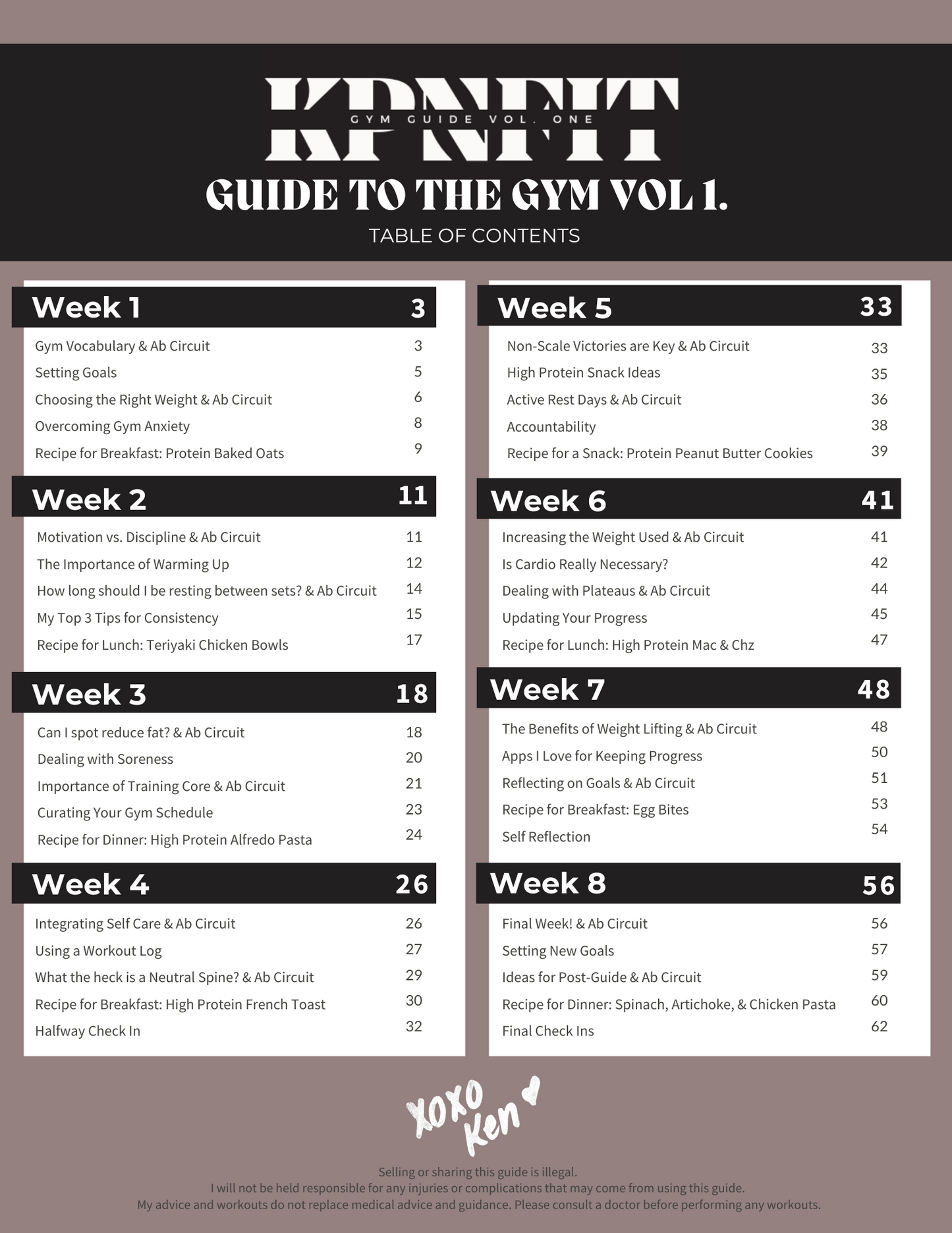 GUIDE TO THE GYM VOL. 1 & VOL. 2 BUNDLE